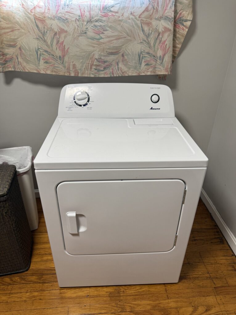 Amana dryer (NED4655EW1) — Canton, OH