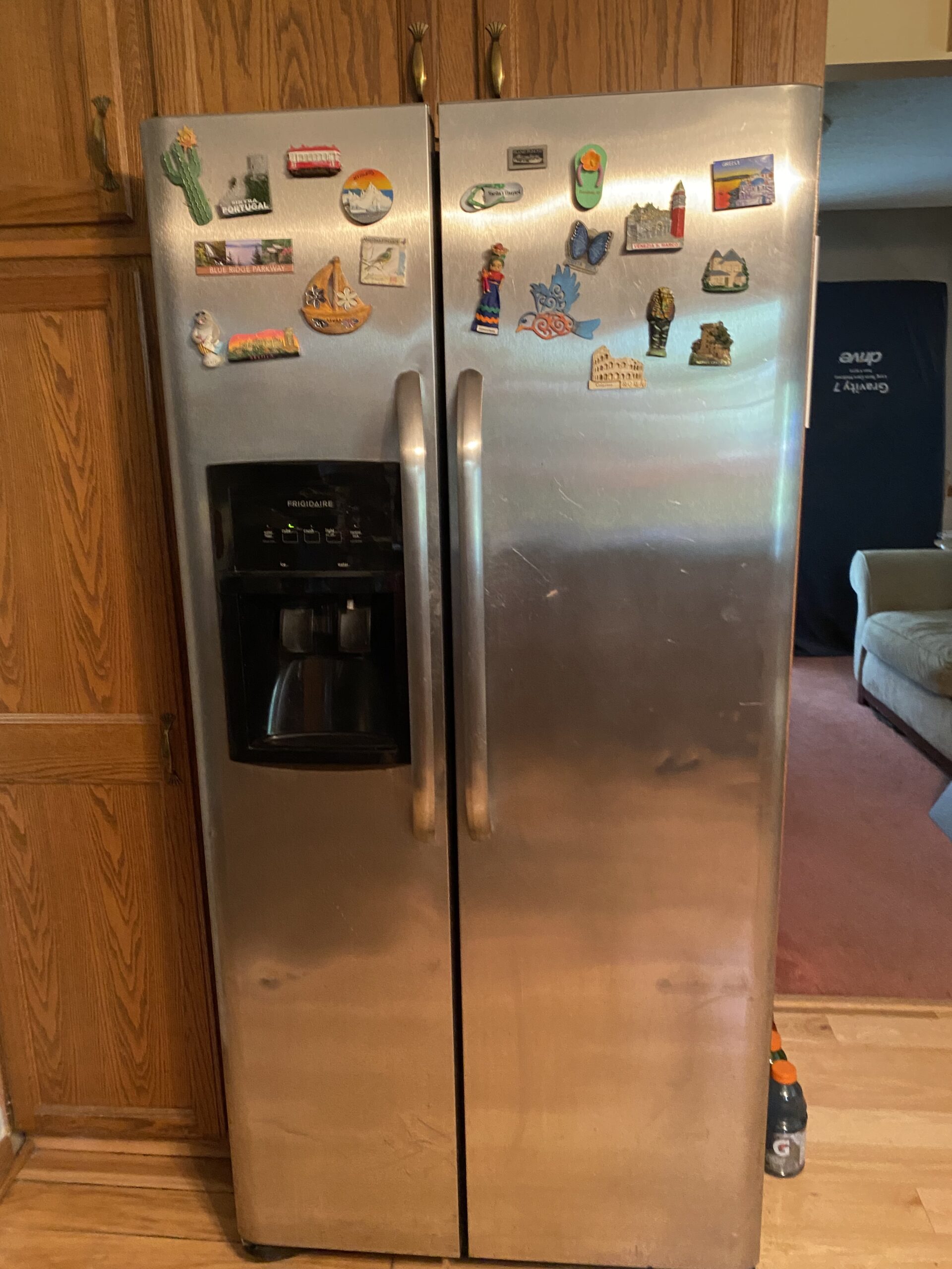 Frigidaire refrigerator model FFHS2313LS4 after diode repair by Louisville Appliance Repair in Uniontown, OH.