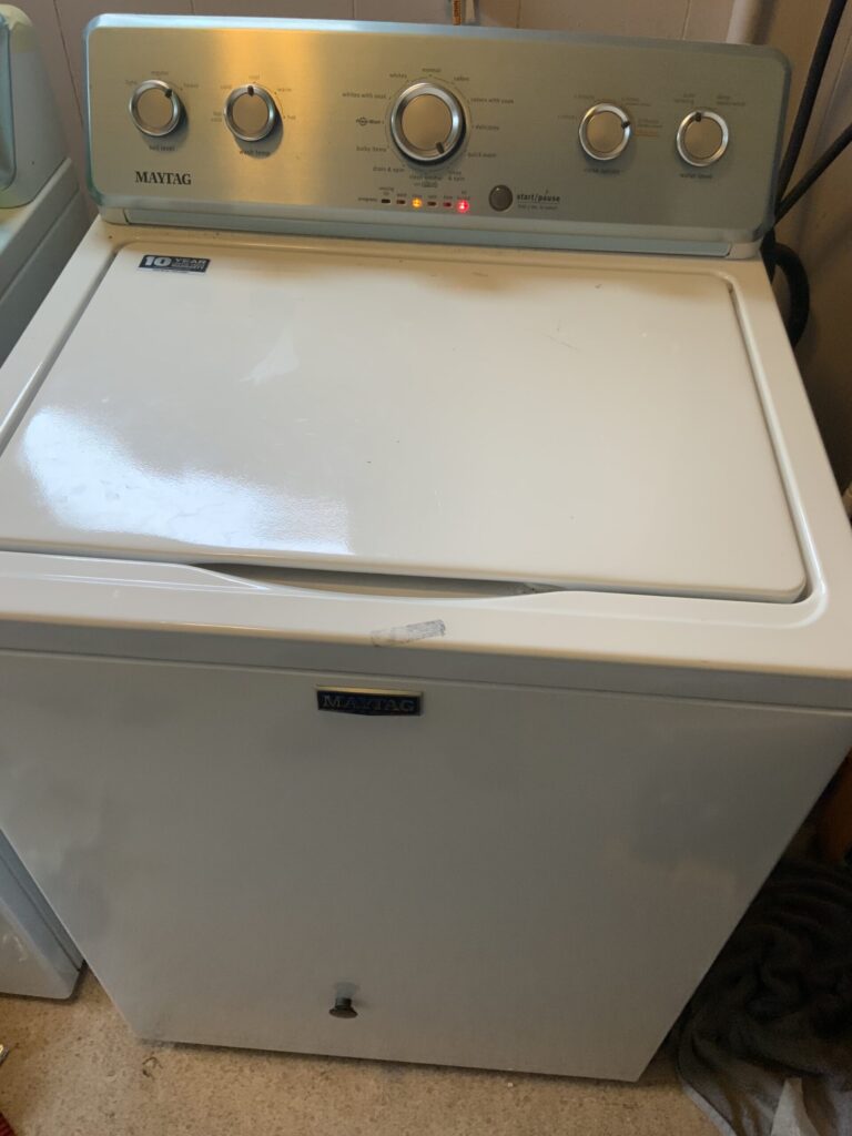 Maytag washer (MVWC465HW2) — Alliance, OH