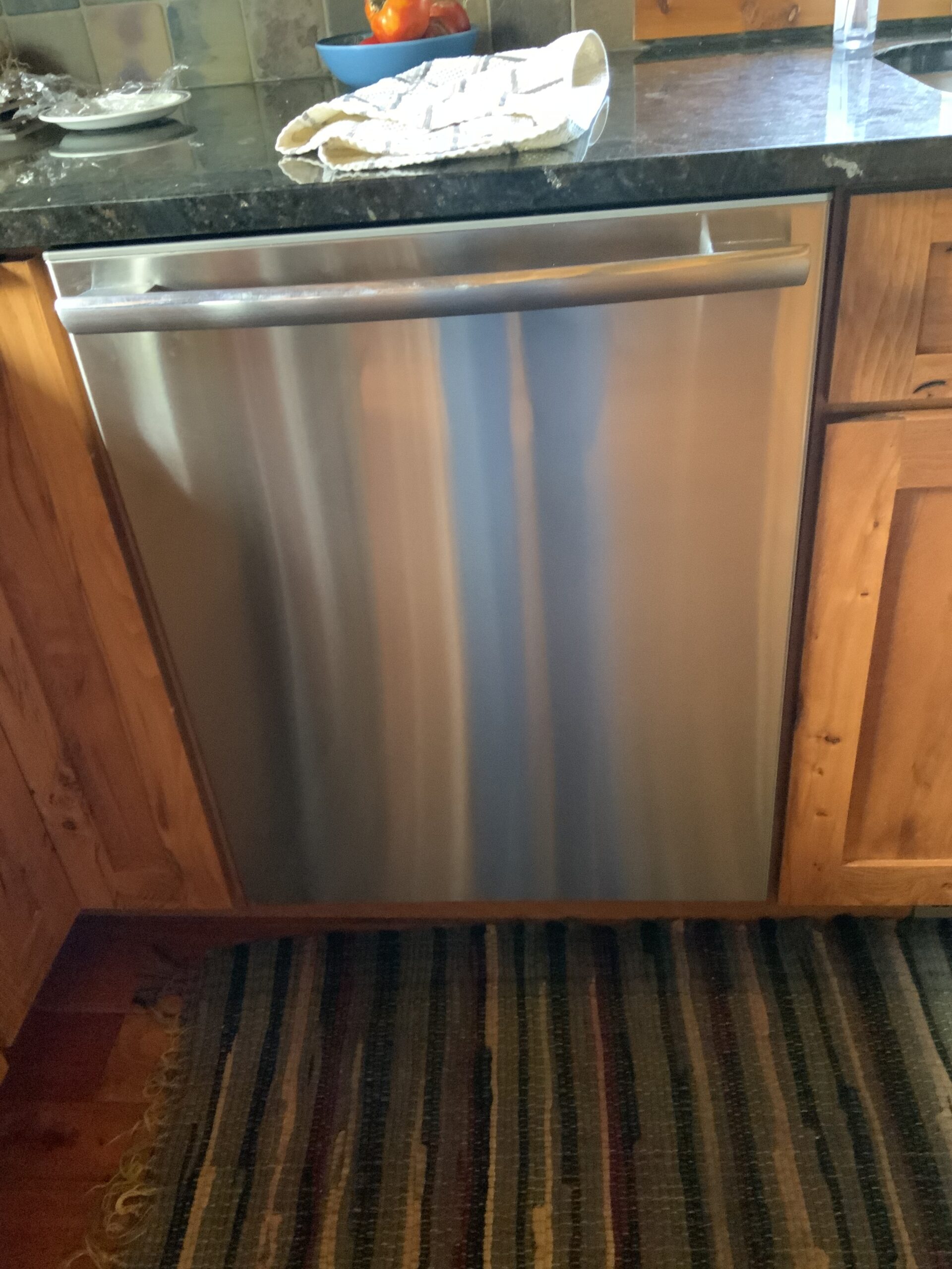 Admiral FPHD2491KF0 dishwasher repaired for soap dispenser issue in Minerva, Stark County.