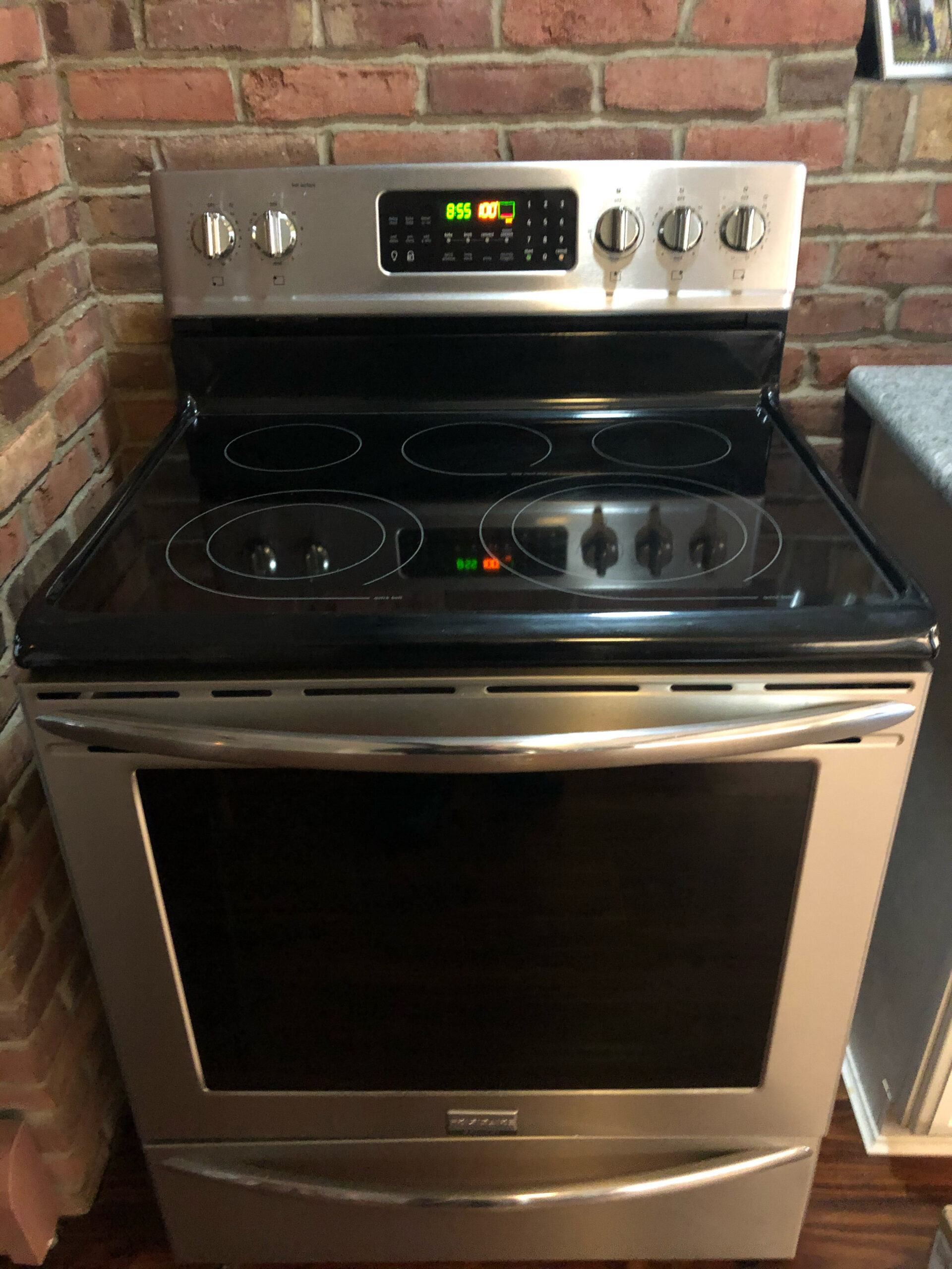 Repaired Frigidaire LGEF3045KFM stove by Louisville Appliance Repair technician in Minerva, Ohio.