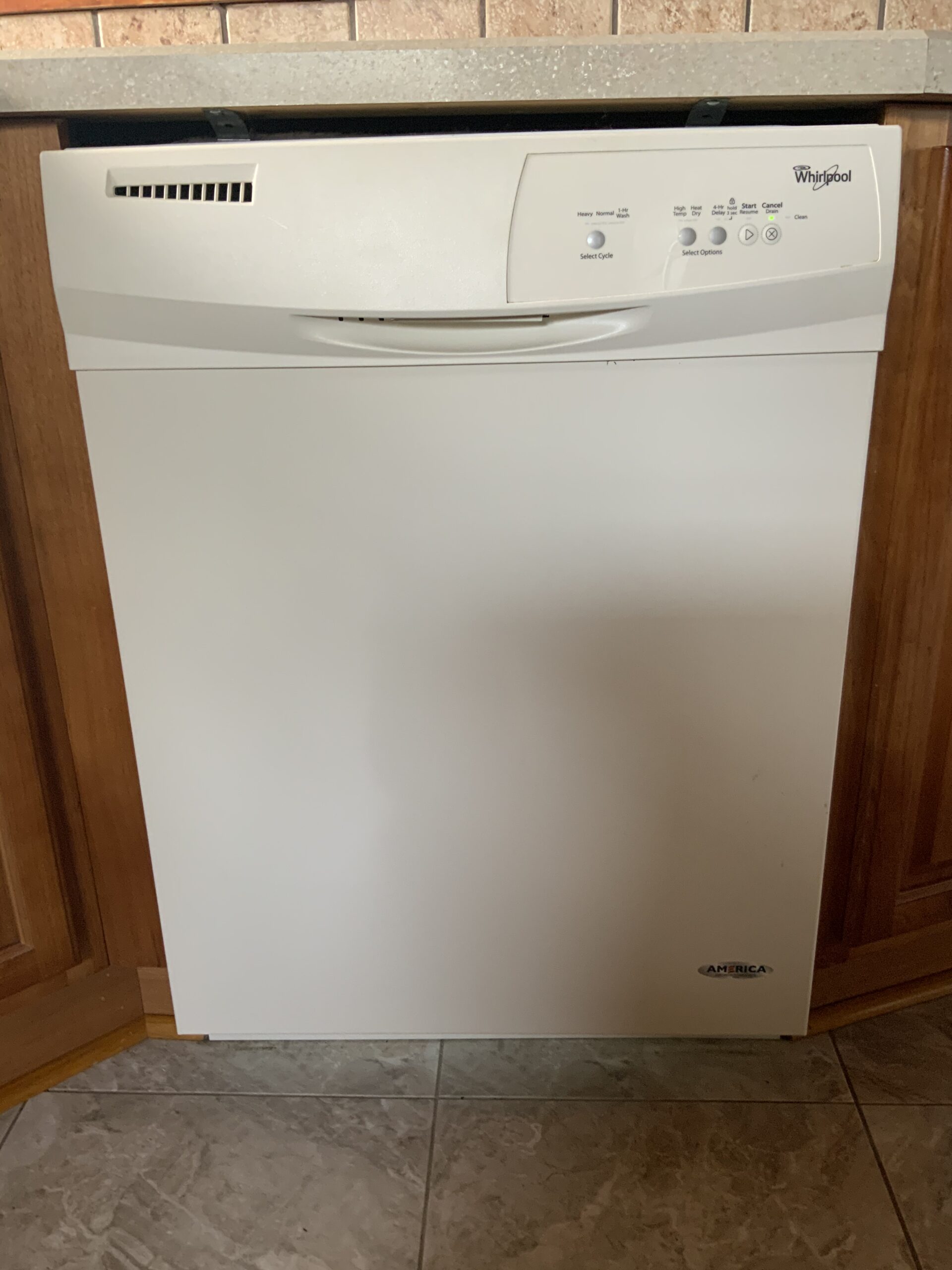 Whirlpool dishwasher model WDF310PLAT4 control board repair in Hanoverton, Ohio