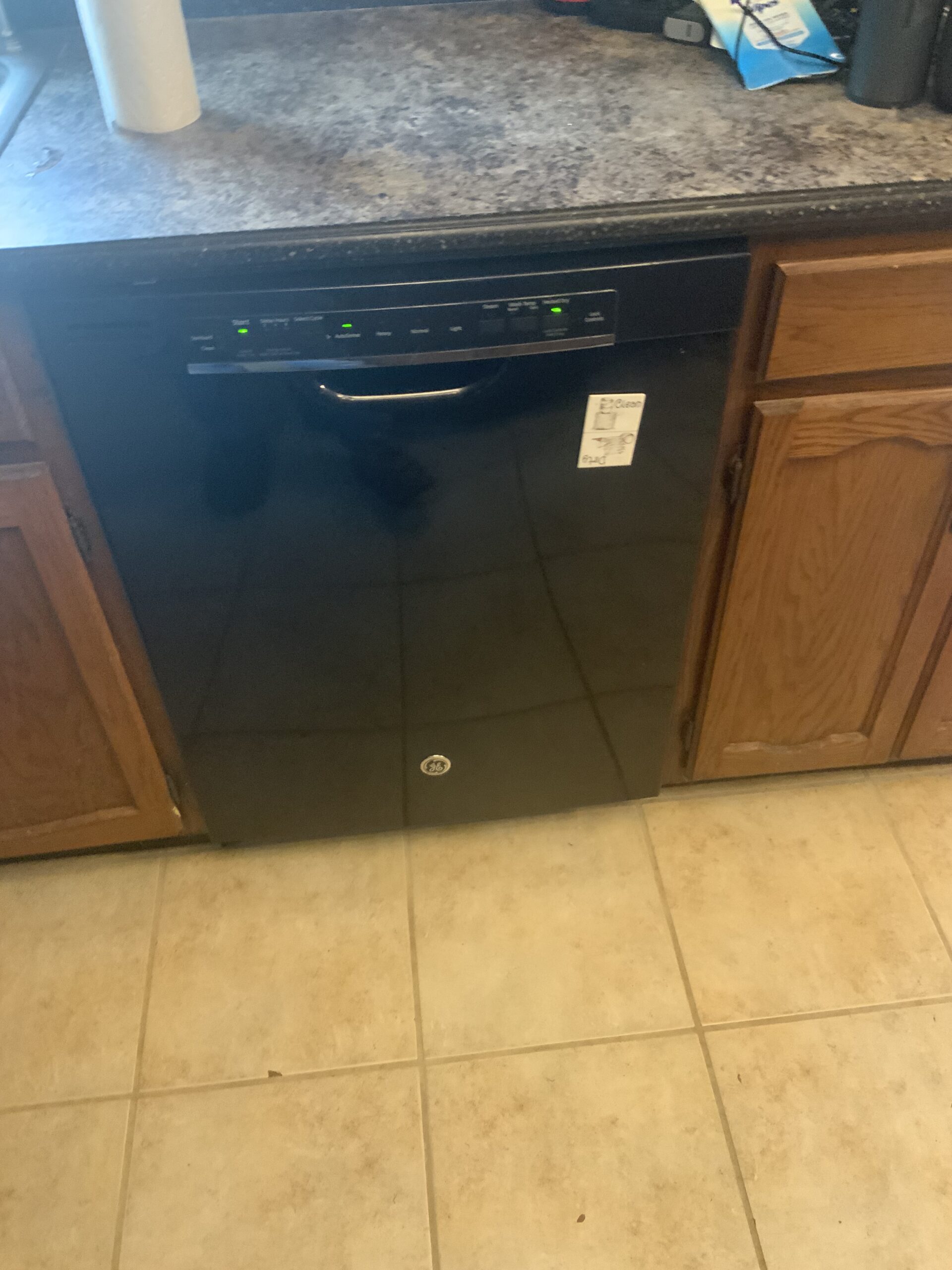 Repair of GE GDF540HGD2BB dishwasher with flood switch replacement in Massillon