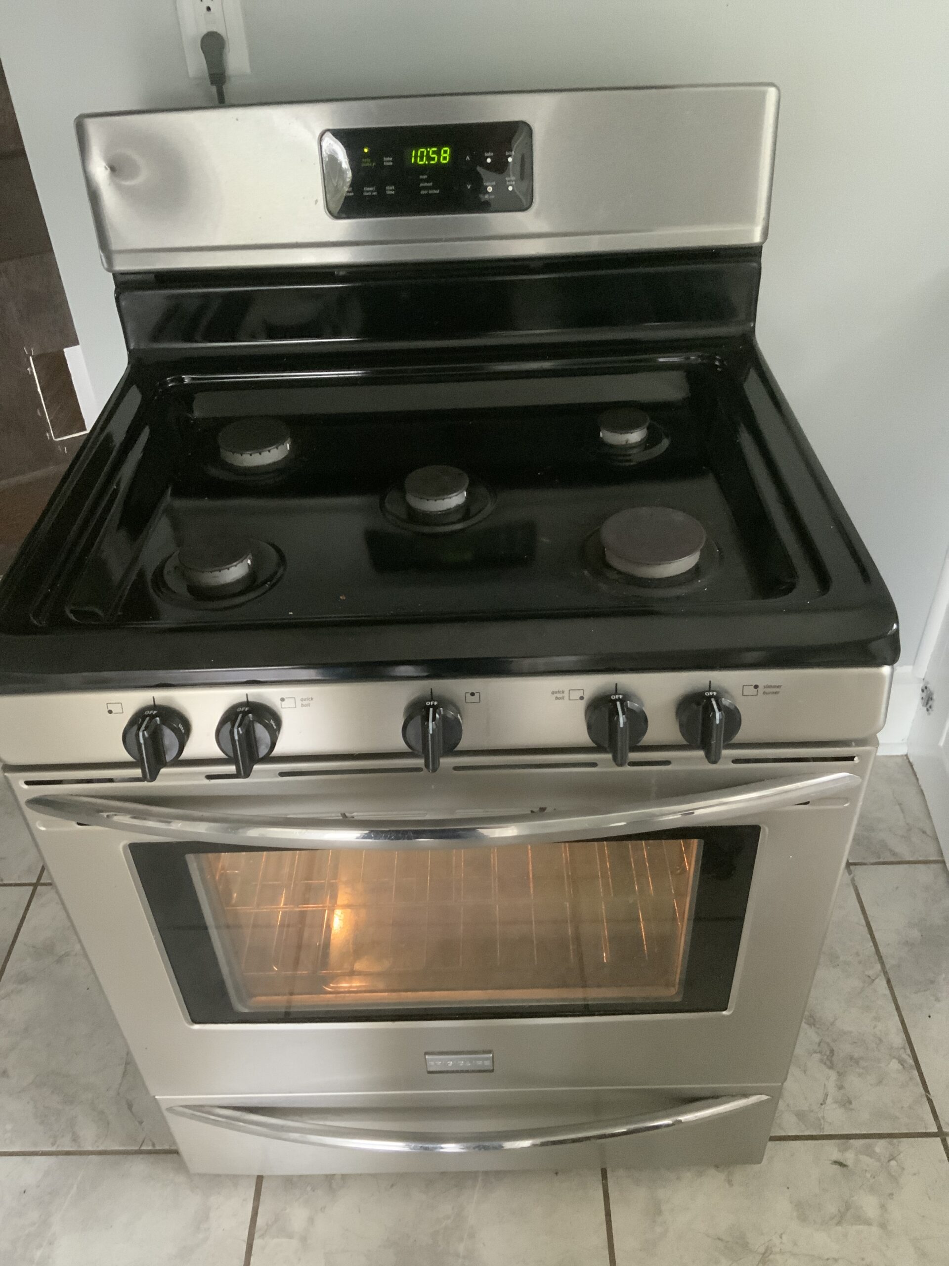 Admiral oven model FGGF3032MFD repaired with new spark module and ignitor assemblies.