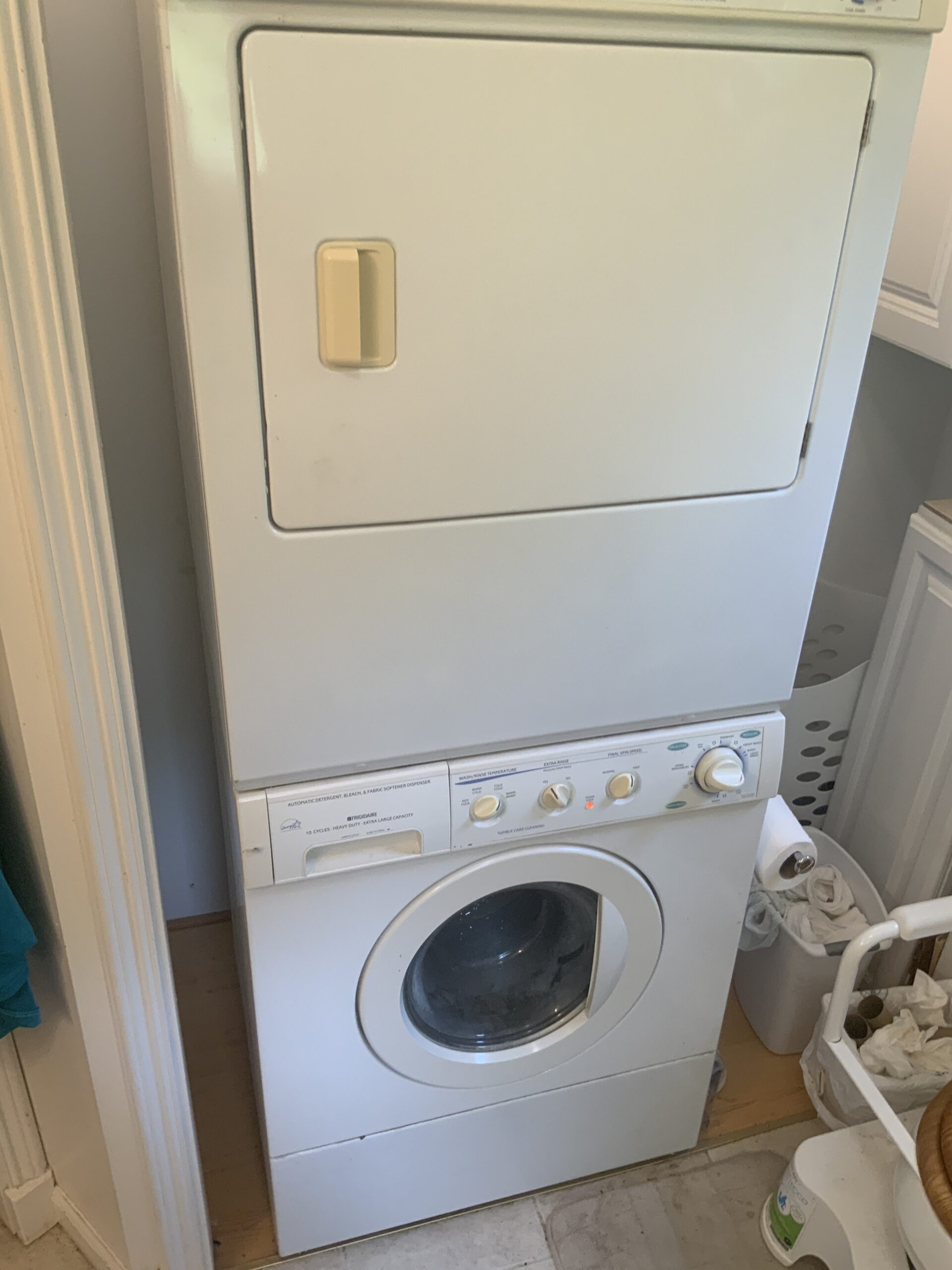 Frigidaire Washer FWT645RHS0 with drain pump replacement performed in Carrollton, Ohio.