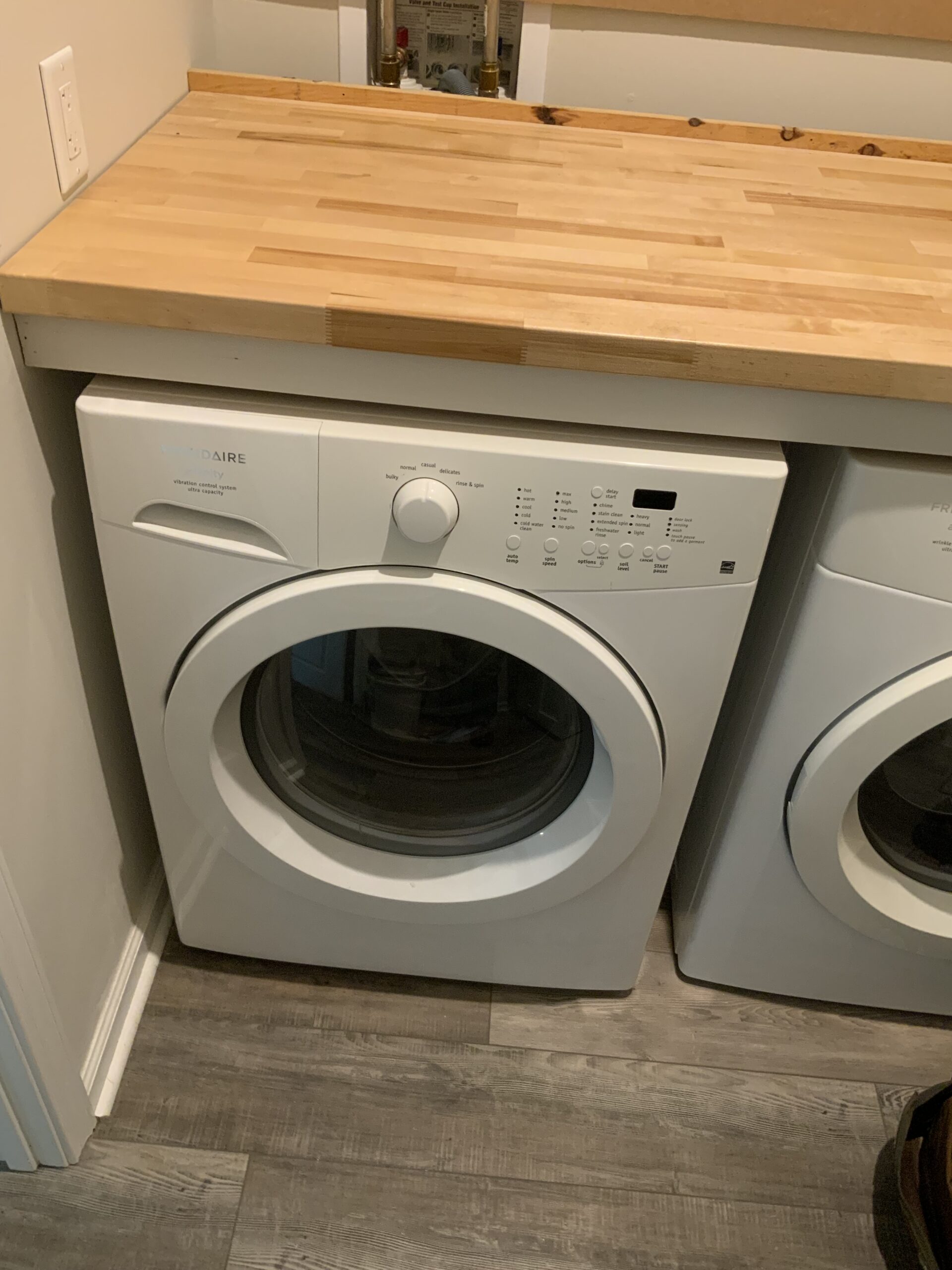 Frigidaire washer FAFW3801LW5 with replaced drain pump in Canton, Ohio