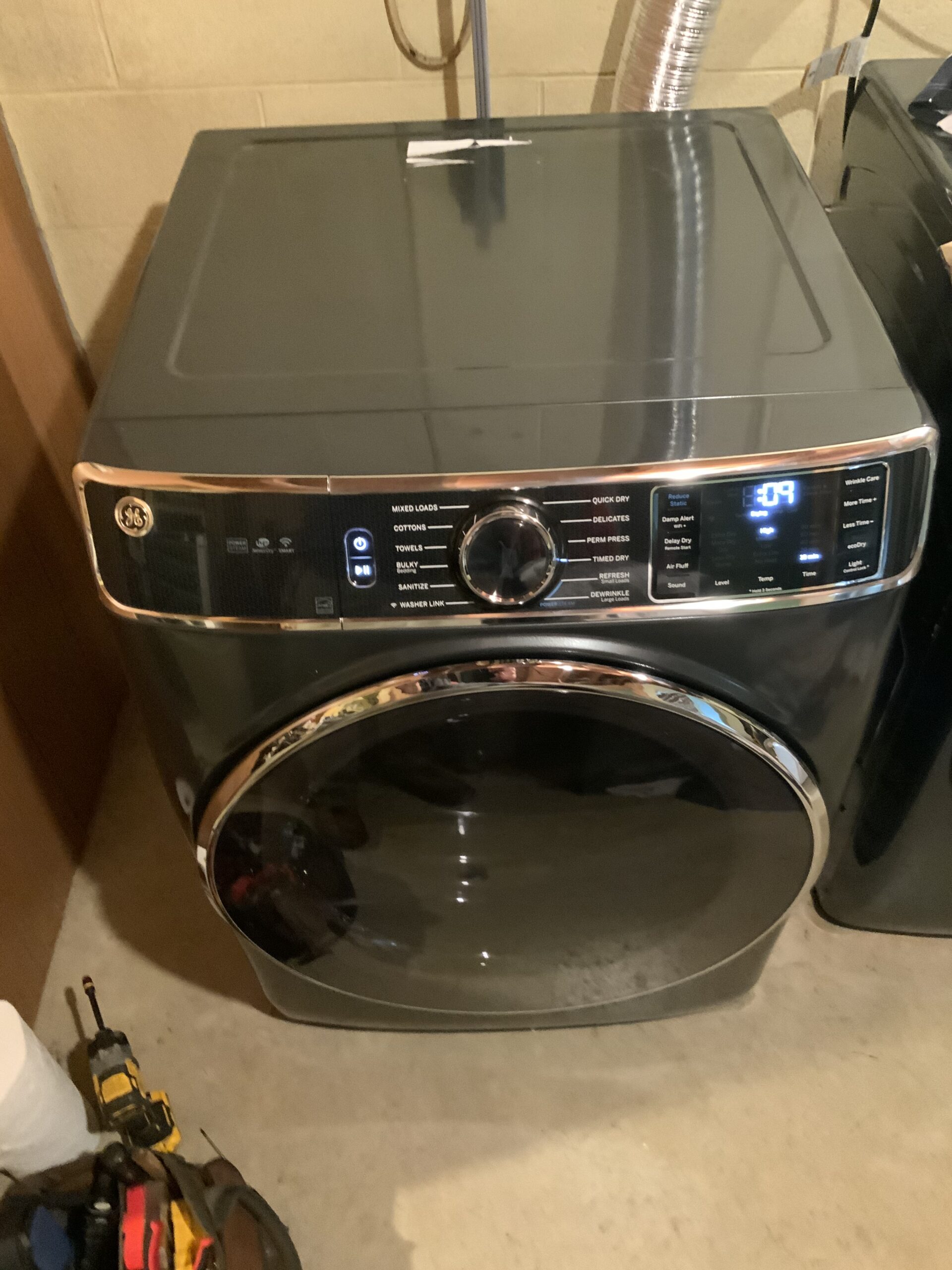 GE Dryer Model GFD85ESPN0DG repair by technician Samuel Willhite in Canton for control board issues.