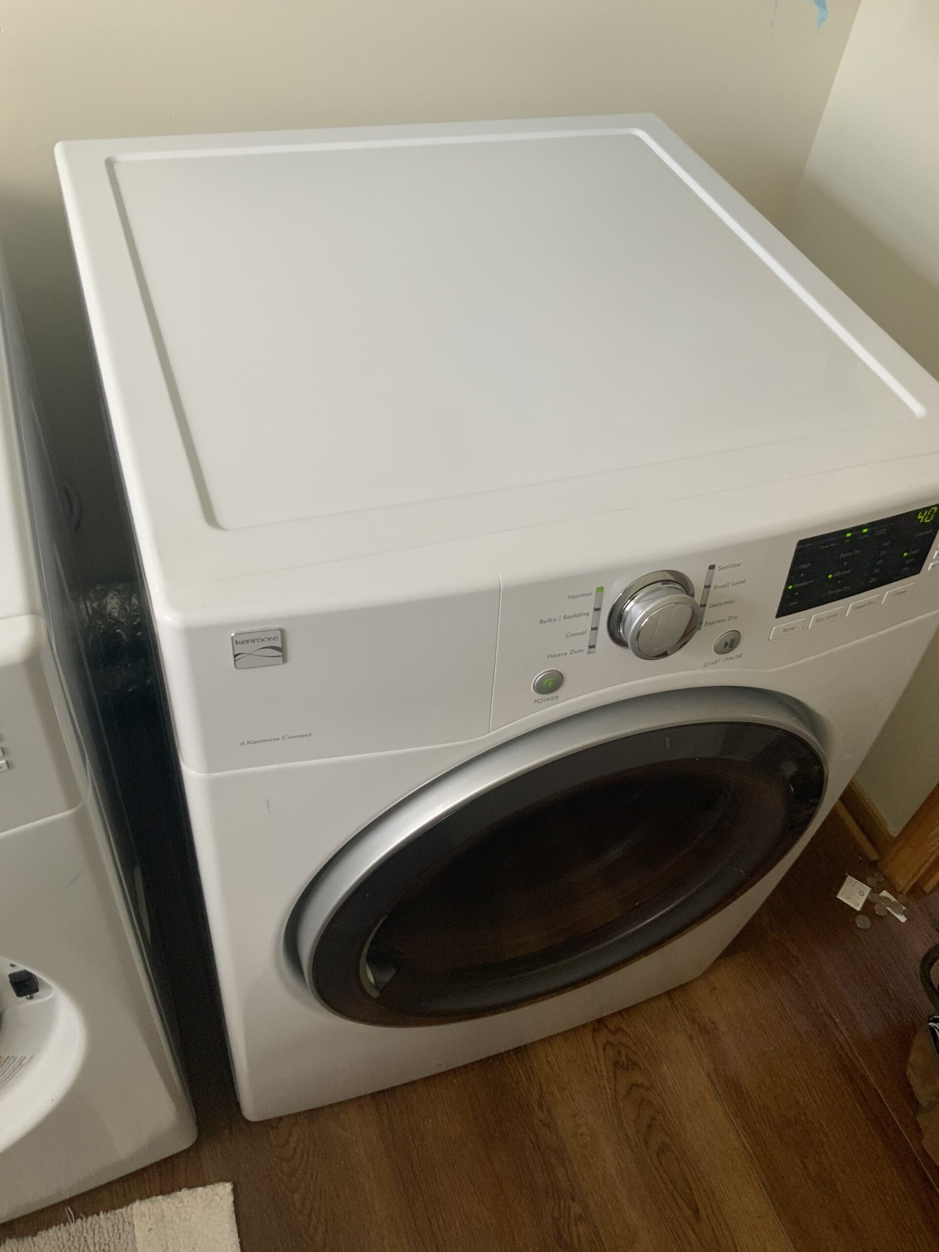 Kenmore dryer model 796.81272210 with replaced heating element by Samuel Willhite in Canton, Ohio.