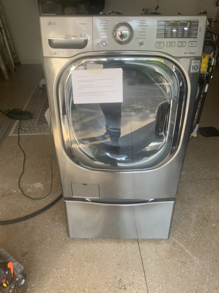 LG washer (WM427OHVA) — Malvern, OH