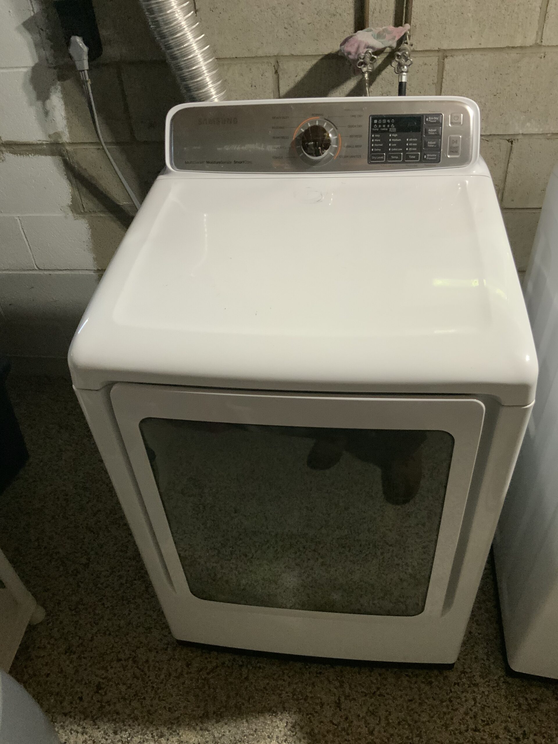 Technician replaces the heating element in Samsung Dryer model DVE50M7450E in Canton, Ohio home.