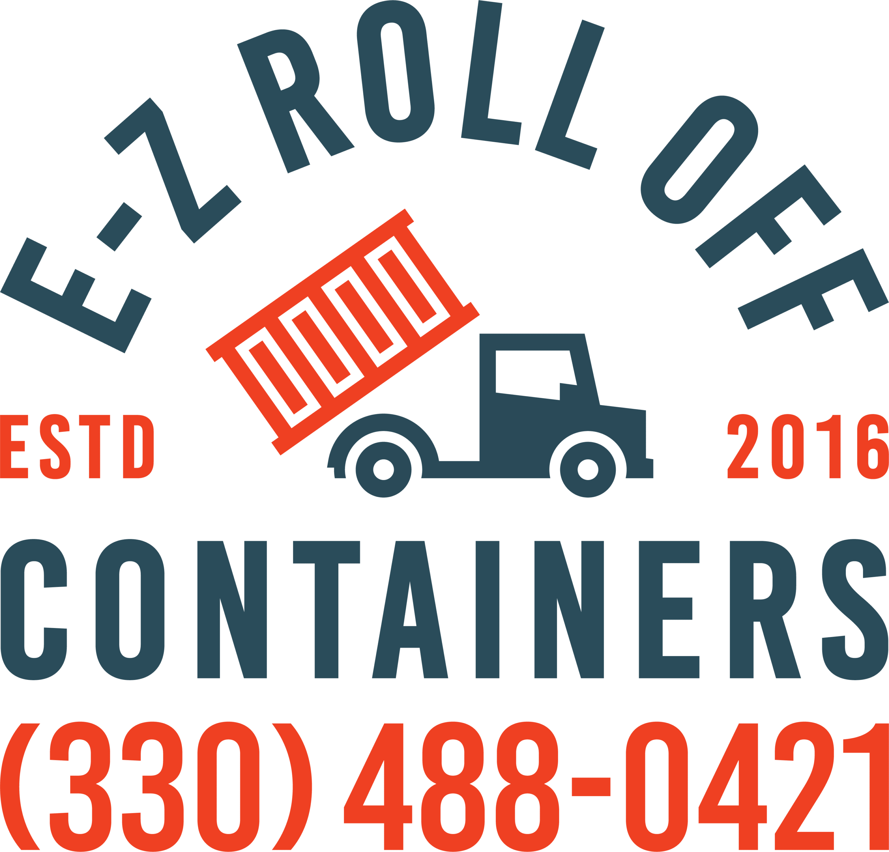 E-Z Roll Off Containers logo