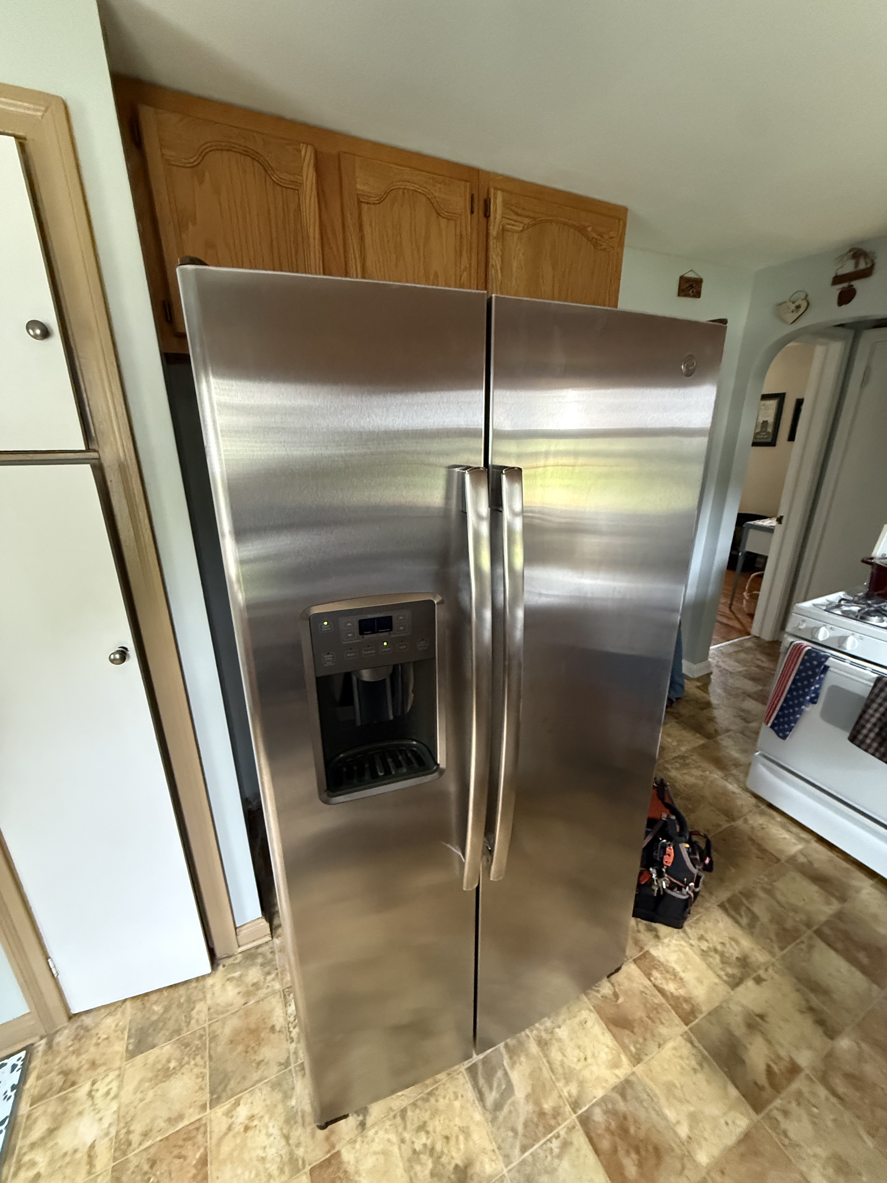 GE Refrigerator repair in Massillon, Ohio by Louisville Appliance Repair