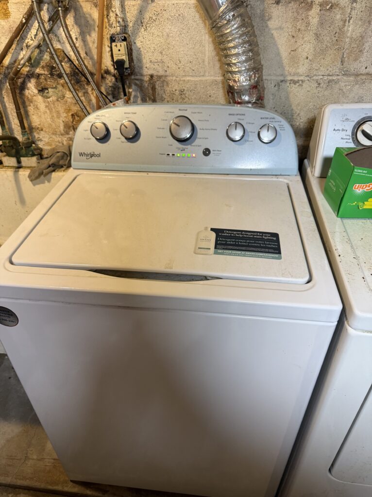 Whirlpool washer (WTW4816FW3) — East Canton, OH