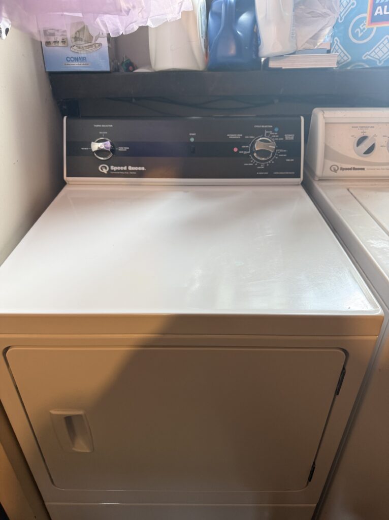 Speed queen dryer (ADE3SRGS177TW01) — Alliance, OH